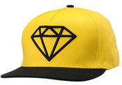 Image of NEW! Diamond Supply Co. Snapback Hat Collection (Yellow)