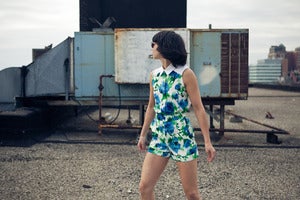 Image of Floral Cuffed Shorts