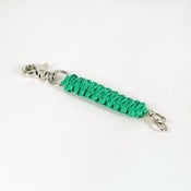 Image of Paracord Keyclip - Kelly Green