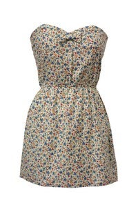 Image of Sarah lemon ditsy floral prom dress