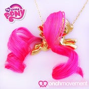 Image of Double Twist Pegasus Pony (Gold Plated)