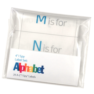 Image of 4" I Spy Labels: Alphabet Set