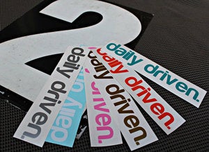 Image of daily driven Sticker