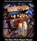 Image of 15 Witch's Potion Bottle Box Set for Spells, Herbs & Magick (HH)
