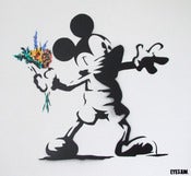 Image of  MICKY MOUSE BANKSY  "print"