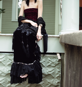 Image of The Boudoir Black Skirt