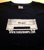 Image of Fargen Amps 100% cotton T shirt (black)
