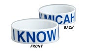 Image of "I KNOW MICAH" wristband