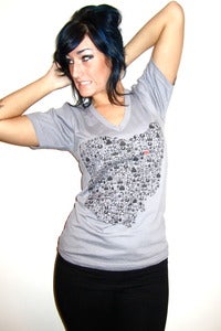 Image of Akron | The Heart Of Ohio Vneck (unisex)
