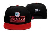 Image of NEW! Mishka Cyrillic Pro Starter Snapback Hat Collection (Black)