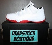 Image of Air Jordan XI (11) low retro White/Red