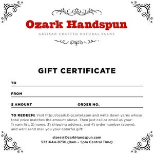 Image of Gift Certificate