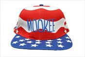 Image of MOOKEE American Flag Hat Blue
