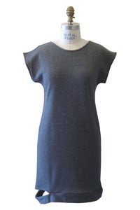 Image of Hugo Dress in Grey French Terry