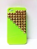 Image of Neon Green Studded Iphone 4 | 4s Case
