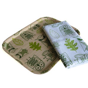 Image of Birchwood tray small {Night Owls}