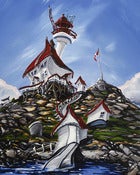 Image of Trial Island Lighthouse 16x20 Limited Edition Giclee