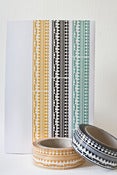 Image of Mönstrad tejp Rosengång 3-pack