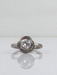 Image of Nested 14kt Palladium and Diamond Engagement Ring