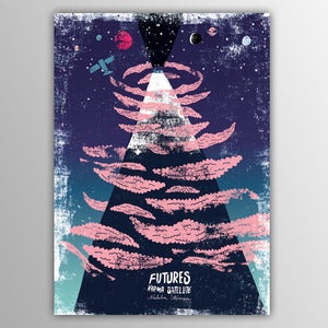Image of Karma Satellite - Limited Numbered Illustrated Print By Nicholas Stevenson
