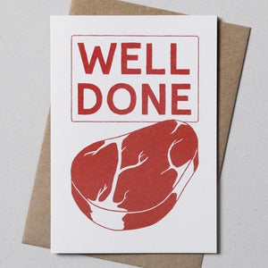 Image of Well Done Greetings Card