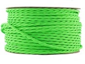 Image of NEON GREEN | fabric lighting flex cable | TWIST
