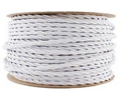 Image of ANTIQUE WHITE | fabric lighting flex | TWIST