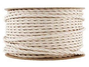Image of CREME | fabric lighting flex cable | TWIST