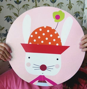 Image of Cuadro infantil Señorita-kids wall art