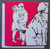 Image of 'Flower kiss' Greetings card