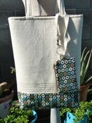 Image of Linen Tote ~ Cord bottom