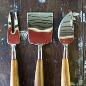 Image of Teak Cheese Set