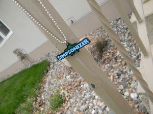 Image of Blue/Green - Simpsonizer Necklace - Cody Simpson