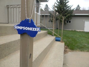 Image of Australia - Simpsonizer Necklace - Cody Simpson