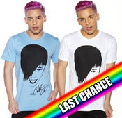 Image of White/Baby Blue Lush Face