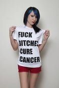 Image of White 'Fuck Bitches Cure Cancer' Shirt (unisex)
