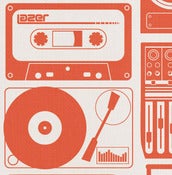 Image of analog nights - fabric by the yard - brights