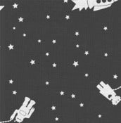Image of astrobots - fabric by the yard - neutrals