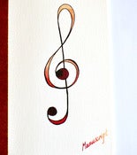 Image of treble manuscript book