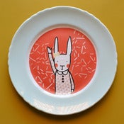 Image of Assiette vintage customisée