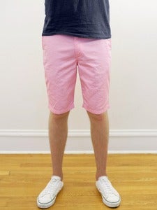 Image of Organic Pink Twill Angus Young Shorts