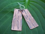 Image of Copper Tree Earrings