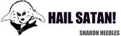 Image of BUMPER STICKER - Hail Satan!