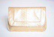 Image of Rebekah Clutch - Gold Python