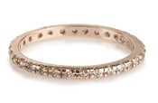Image of Kara Ackerman <i> Talulah  <i/> Eternity Stacking Ring in Rose