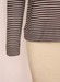 Image of stripe long sleeve crew knit top