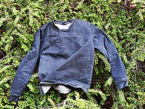Image of dark denim sweater - 1st edition