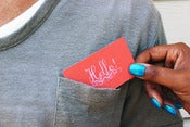 Image of "Hello" Calling Cards