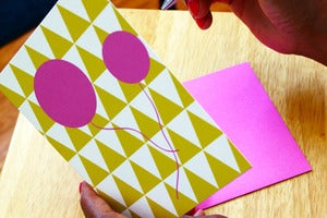 Image of Birthday Balloons Greeting Card