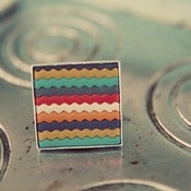 Image of chevron statement ring